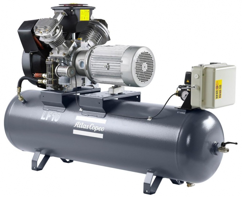 Поршневой компрессор Atlas Copco LT2-20 (1ph) Receiver Mounted Unsilenced