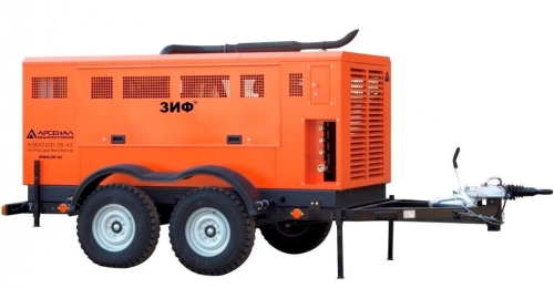 Дизельный компрессор ЗИФ-ПВ-16/0,7 на шасси